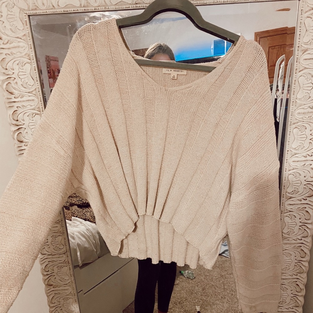 Cream PacSun sweater